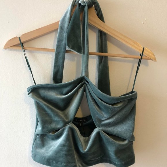 Dynamite / Velvet Halter Top - Picture 2 of 2